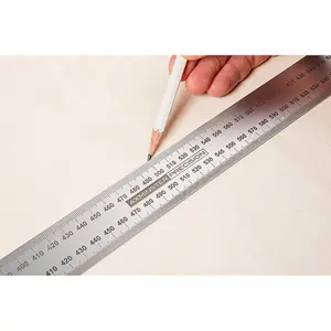 Axminster Professional Stainless Steel Metric Rule - 1,000mm