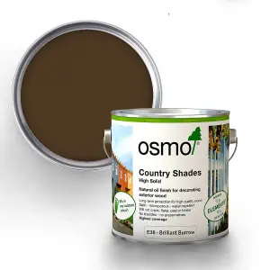 Osmo Country Shades Opaque Natural Oil based Wood Finish for Exterior E38 Brilliant Burrow 125ml Tester Pot