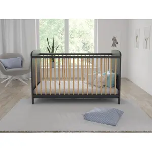 Crow Cot Bed Anthracite/Pine