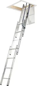 Mac Allister 3 Section 12 Tread Tilt & Turn Right Loft Ladder