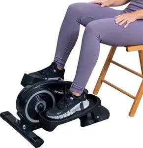 YYFITT Under Desk Elliptical Machine W/Luminous Digits, Pedal Exerciser W/Big Pedal, Adjustable Resistance For Home & Office Daily Workout, 2-In-1