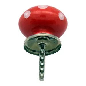 Nicola Spring - Round Ceramic Cabinet Knob - Spot