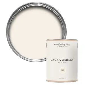 Laura Ashley Pale Ivory Matt Emulsion paint, 5L