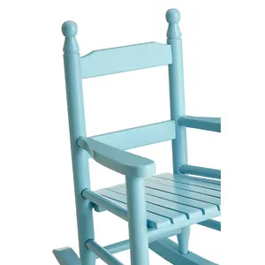 Interiors by Premier Blue Rocking Chair, Non-Harmful Children's Chair, Easy to Balance Kiddie Chair, Adjustable Playroom Chair