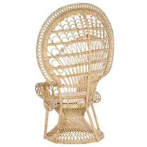 Peacock Chair EMMANUELLE Rattan Natural