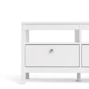 Madrid Tv-unit 3 drawers in White