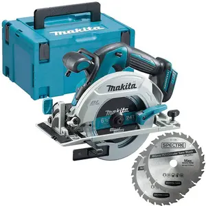 Makita DHS680ZJ 18v Lithium Brushless Circular Saw 165mm Makpac + 2 Extra Blades