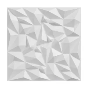 Art Deco 3D Square Mini Diamond Wall Tile 50cm x 50cm (Pack of 6)