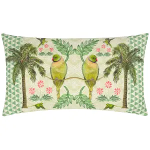 Wylder Valera Zika Parrots Tropical Feather Rich Cushion