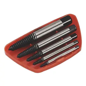 Screw Extractor Set 5pc Helix Type (Sealey AK722)