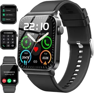 Smart Watch For Men Women Answer/Make Calls, 1.85" Touch Screen Smart Watches With Step Counter, Heart Rate Sleep Monitor, 110+ Sport Modes, Fitness