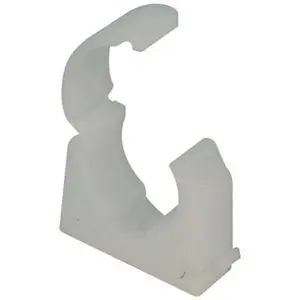 Talon - Single Hinged Clip - White - TS22 (Size 22mm - 100 Pieces)