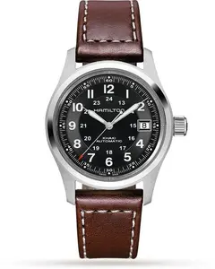 Hamilton Khaki Field Auto 38mm Mens Watch Black H70455533 38mm - Hamilton Watches