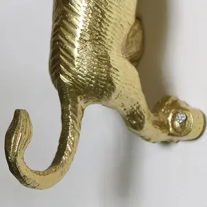 Melody Maison Gold Lion Wall Hook