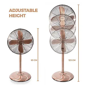 Tower T637000C 16 Metal Pedestal Copper