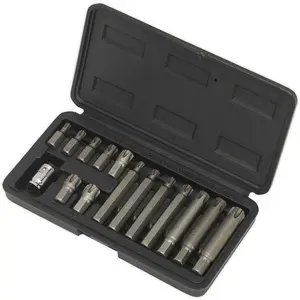 15pc RIBE Socket & Bit Holder Set - 3/8" Square Drive Quick Change Short & Long