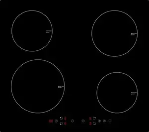 Electriq 60cm 4 Zone 13Amp Plug In Induction Hob