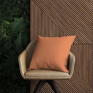 Faded Orange Outdoor Cushion 45cm x 45cm