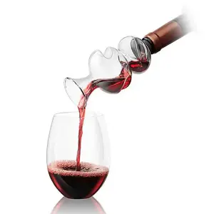 Final Touch ON THE BOTTLE Conundrum Aerator Pourer Wine Aeration Spout