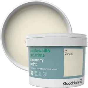 GoodHome Windowsills & trims Vail Smooth Matt Masonry paint, 2.5L