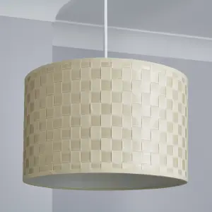 Inlight Juno Ivory Woven Lamp shade (D)35cm