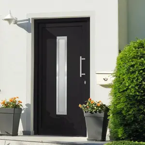 Fechteler Front Door Anthracite / Right Handing / 200cm H x 108cm W x 7cm D