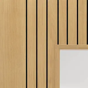 Aria Oak Glazed Internal Laminate Door