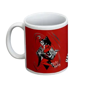 Batman Harley Quinn Play Mug White/Red (One Size)