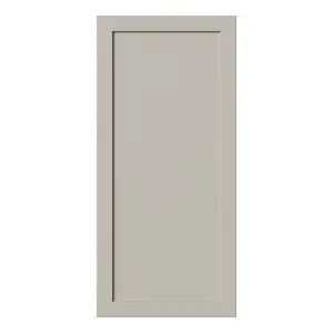 Tydeman Matt pebble Shaker 70:30 Larder/fridge freezer Cabinet door (W)600mm (H)1287mm (T)20mm