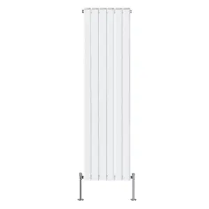 Right Radiators 1800x408 mm Vertical Double Flat Panel Designer Radiator White