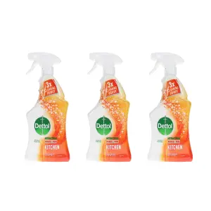 Dettol Power & Pure Powerful Kitchen Disinfectant 750ml x 3