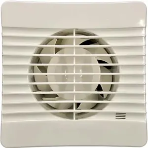 Manrose FLAT100T Axial Extractor Fan 100 mm / 4 Inch (Timer Model)