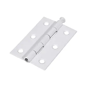 TIMCO Butt Hinges Loose Pin (1840) Steel White - 75 x 50