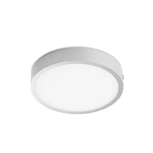 Luminosa Kaju Surface Mounted LED Downlight Round 16W Grey