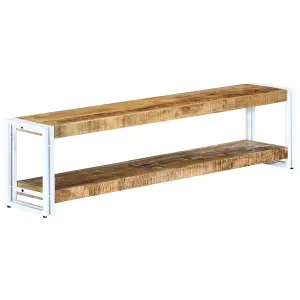 Berkfield TV Cabinet  150x30x40 cm Solid Mango Wood