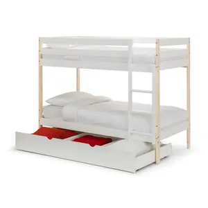 Nova Single (3') Standard Bunk Bed with Trundle by Julian Bowen