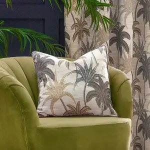 Wylder Tropics Galapagos Jacquard Piped Polyester Filled Cushion