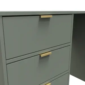 Madrid 4 Drawer Vanity in Reed Green (Ready Assembled)