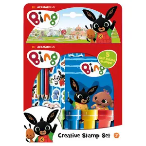 Totum Bing Creative Stamp Set Childrens Arts Crafts Stationary Activity Kit