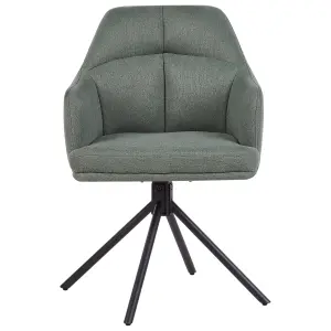 Beliani Retro Set of 2 Chairs MIRA Green