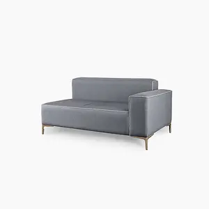 Emelda Grace Cloud Small Corner Sofa - Dark Grey