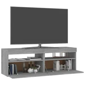 Berkfield TV Cabinets 2 pcs with LED Lights Grey Sonoma 60x35x40 cm