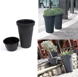 Tall Tower Classic Planter Plant Pot Flower Indoor Outdoor Garden Patio 86 Litres