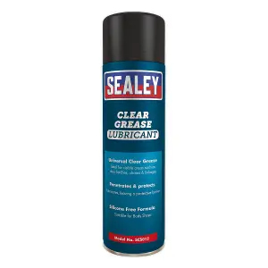 Sealey Clear Grease Lubricant 500ml SCS012S