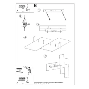 Massimo Glass & Steel Grey 2 Light Classic Wall Light