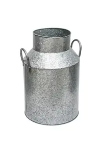 Galvanised Milk Churn Outdoor Planter H42cm