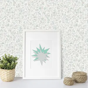 Fine Decor FD24957 Terrazzo Wallpaper, Aqua