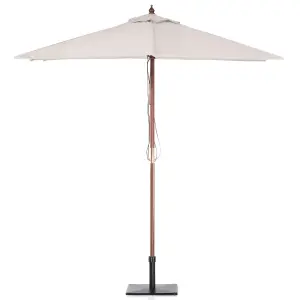 Garden Market Parasol 1.44 x 1.95 m Beige FLAMENCO