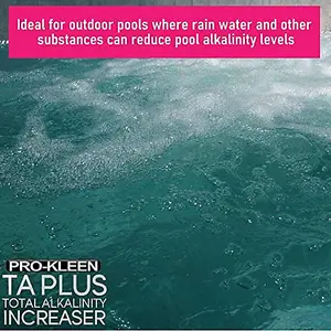 Pro-Kleen TA Plus Total Alkalinity Increaser - Increases Alkaline Levels in Pools, Hot Tubs & Spas - Balances pH Levels 3kg