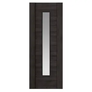 Alabama Dark Grey Glazed Laminate Internal Door